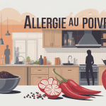 illustration allergie poivre ambiance cuisine moderne