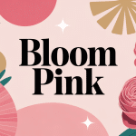 illustration bloom pink ambiance moderne et optimiste