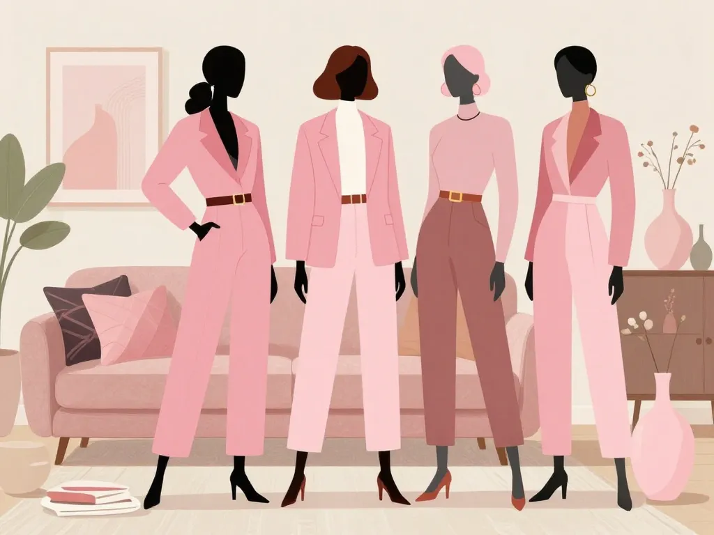 scene mode et déco bloom pink contemporaine