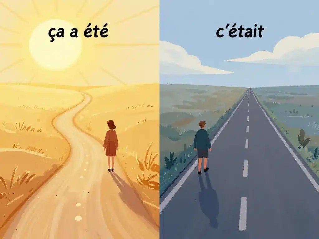 illustration des nuances ça été ta journée ou ça était