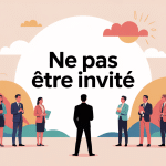 comment réagir quand on est pas invité image douleur sociale