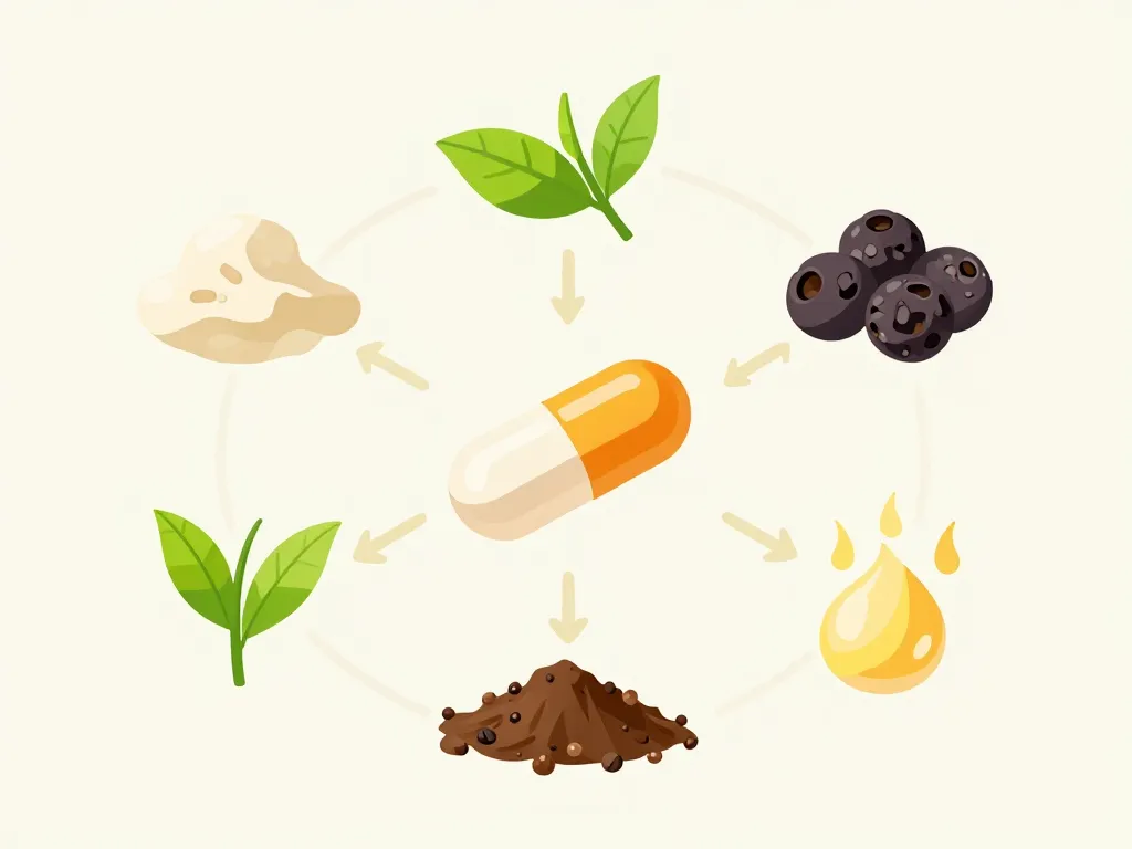 Schéma ingrédients actifs fitsmart fat burner