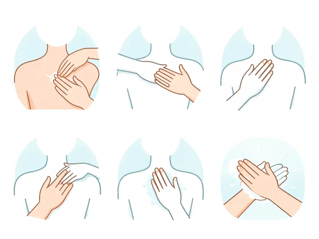 illustration creme chauffante pour les muscles application main