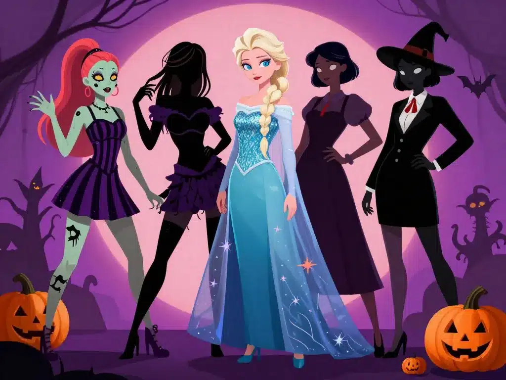 deguisement femme halloween original silhouettes costumes uniques