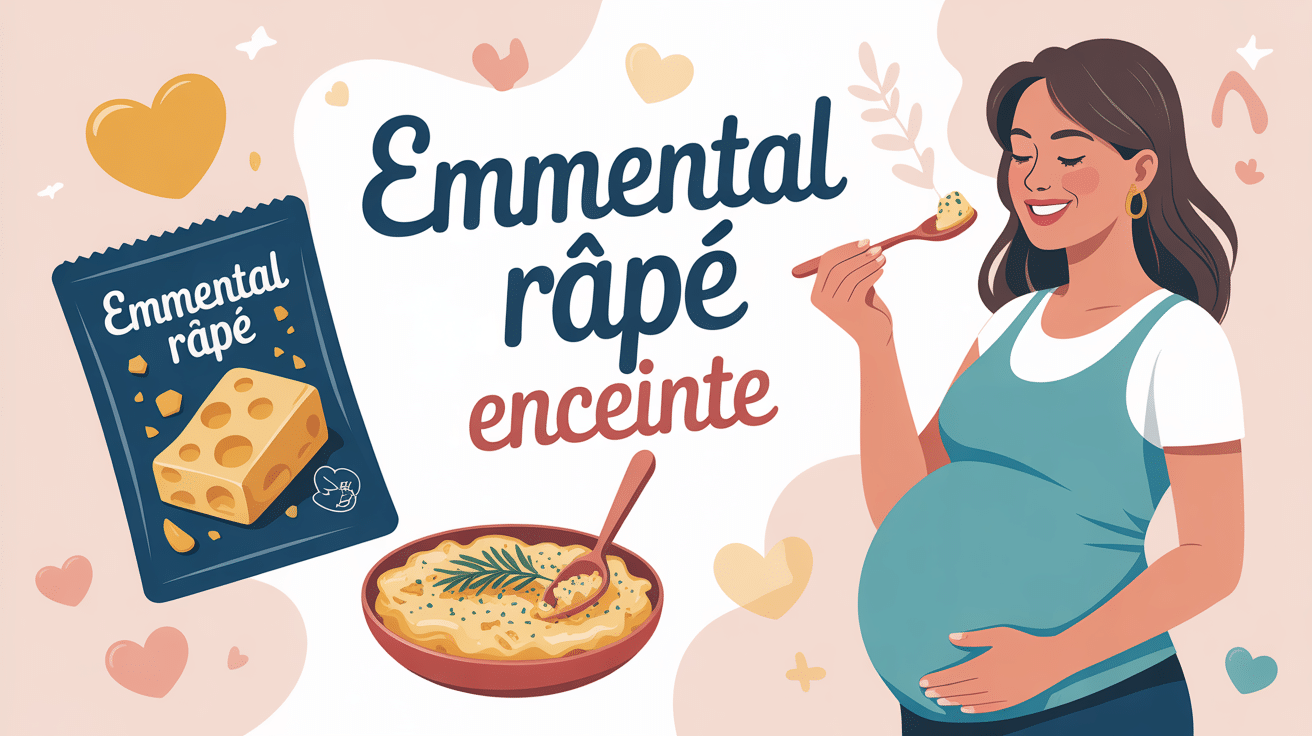 emmental rapé enceinte femme dégustant plat chaud