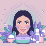 Foreo Bear avis dermatologue, illustration visage stylisé et microcourants