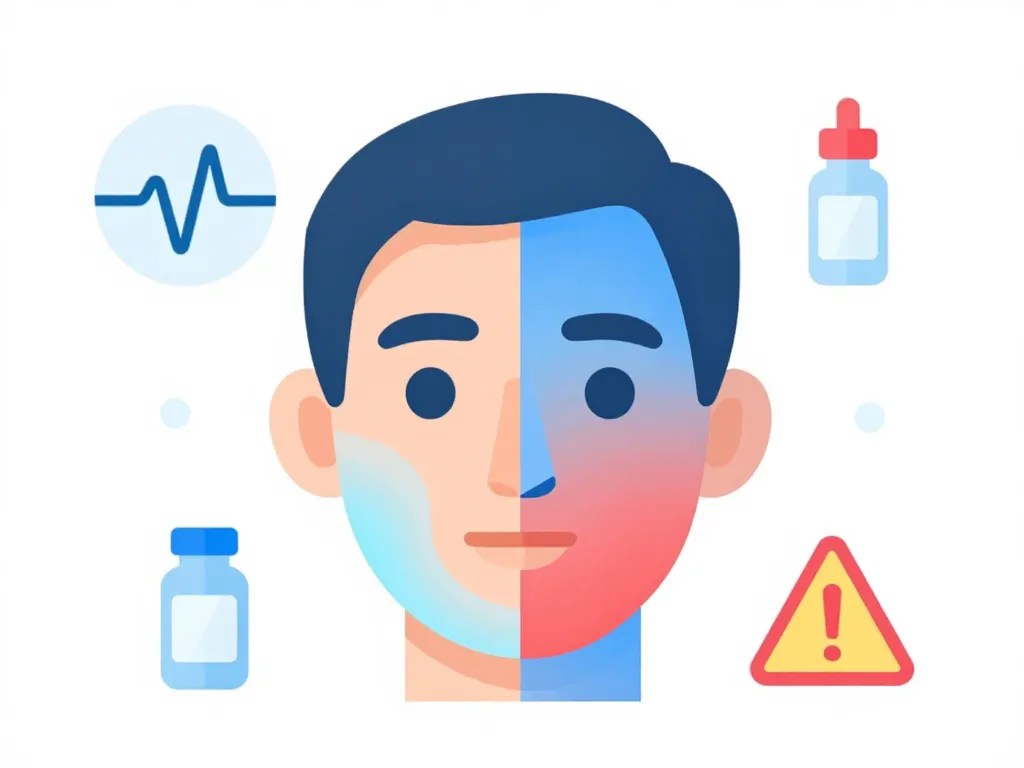 Foreo Bear avis dermatologue, schéma zones sécurité et risques