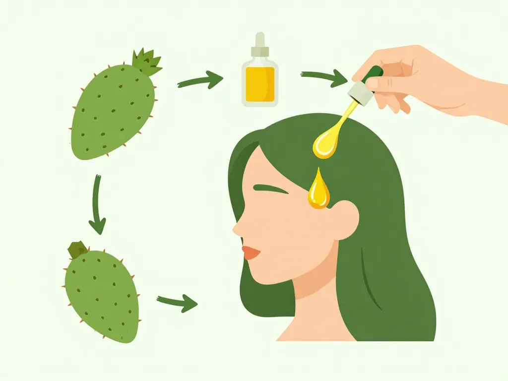 huile de figue de barbarie avant apres application routine