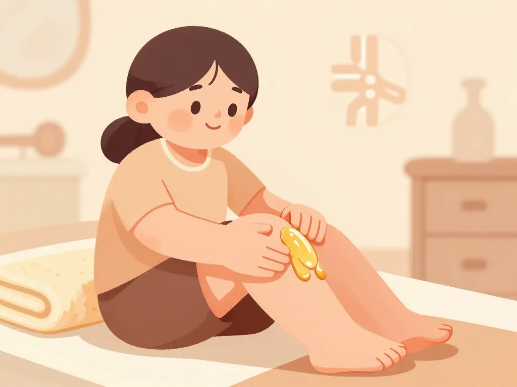 huile de ricin anti inflammatoire massage application locale