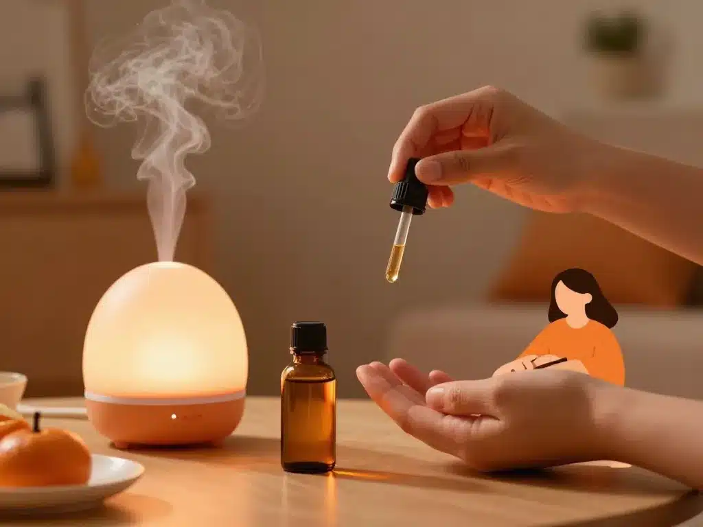 huile essentielle d orange diffusion et massage sécurisé à la maison