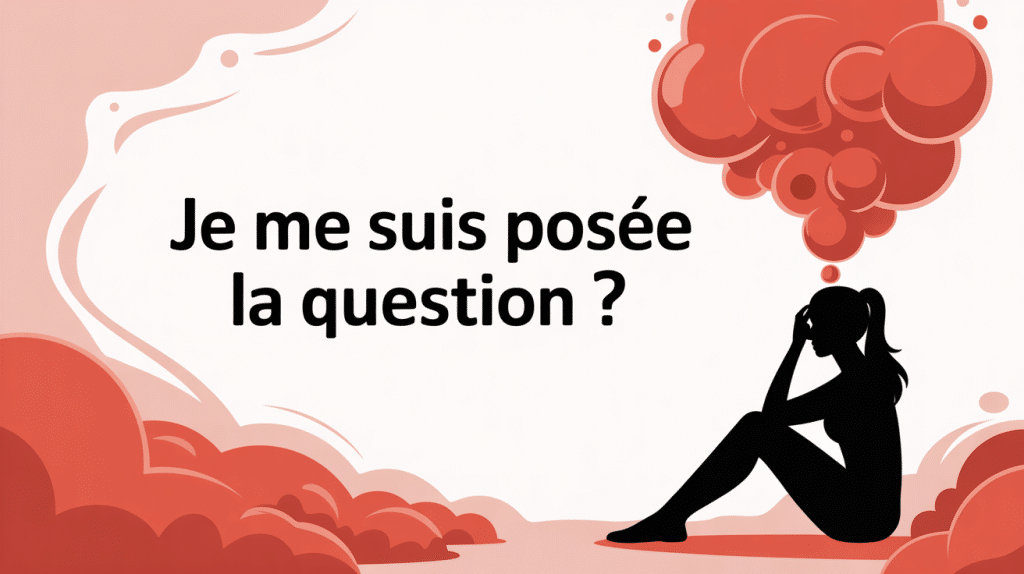 je me suis posée la question illustration introspection