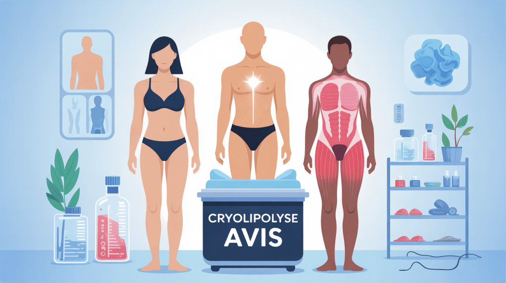 la cryolipolyse avis illustration traitement non invasif