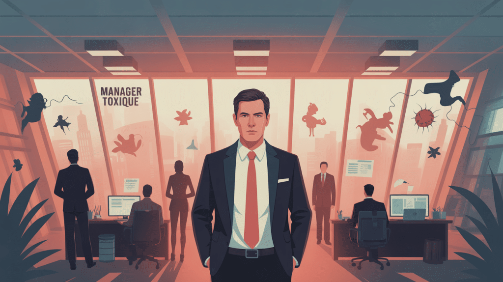 Image centrale les 15 commandements du manager toxique