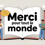 illustration merci pour tout le monde en français