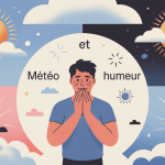 météo humeur du jour personnage émotion sous différents ciels