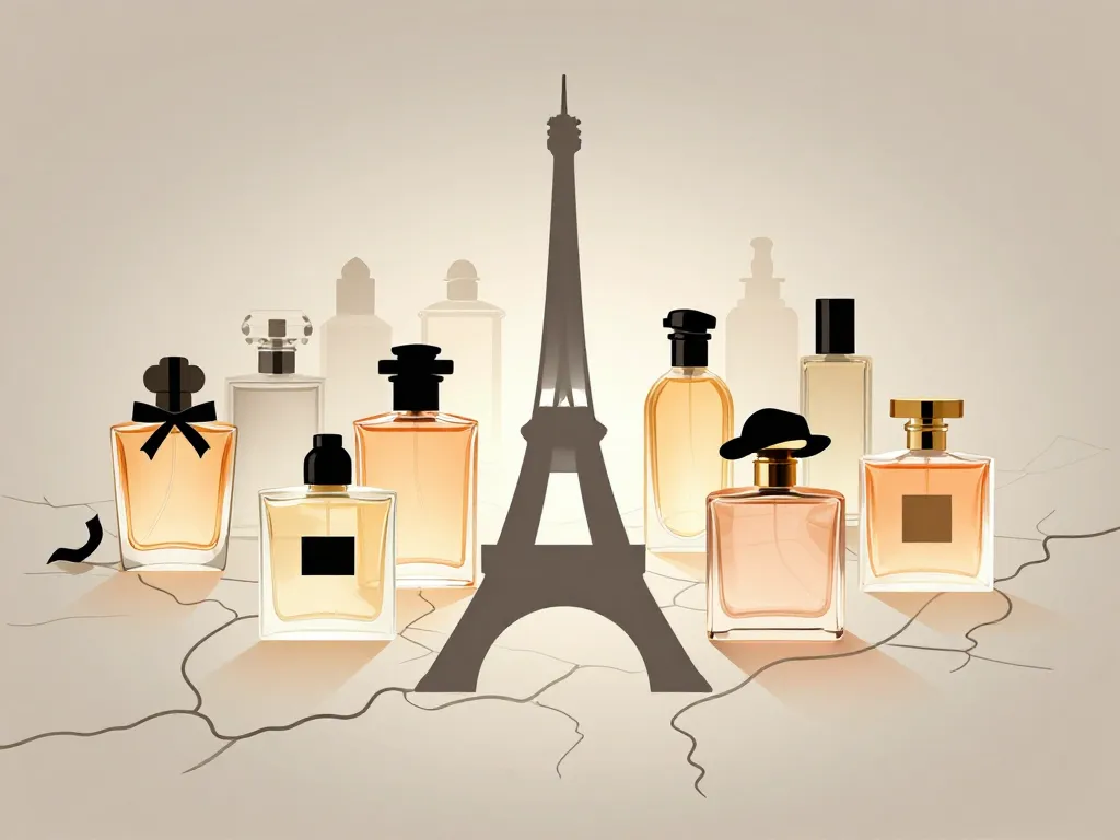 parfum by paris bouteilles authentiques sur carte parisienne