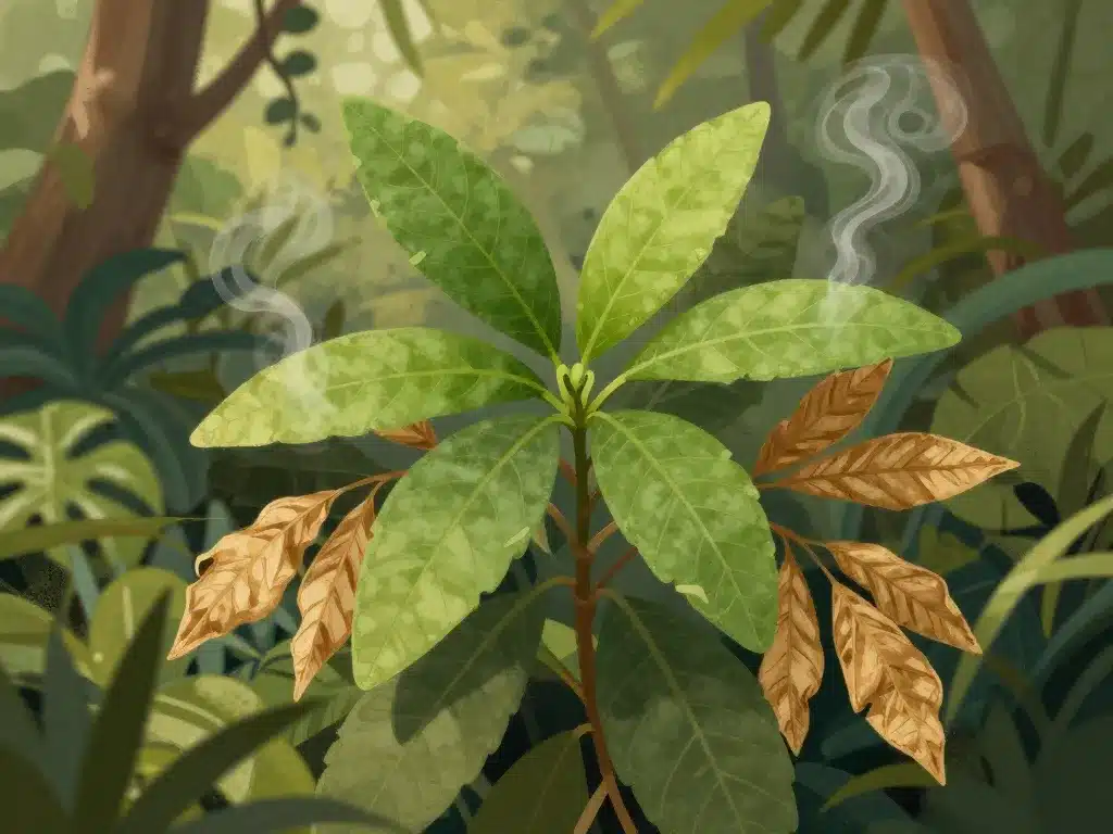 editorial patchili plante tropicale lamiacée dans la nature