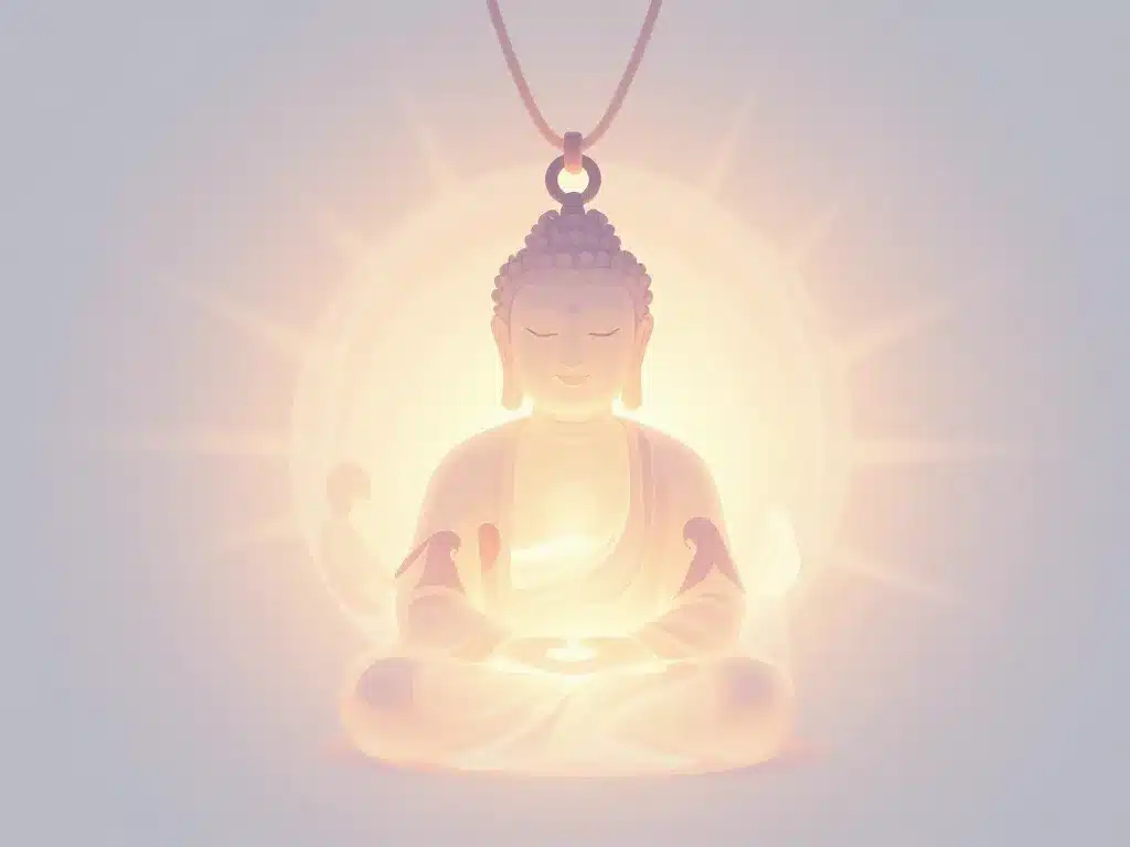 pendentif bouddha signification paix compassion