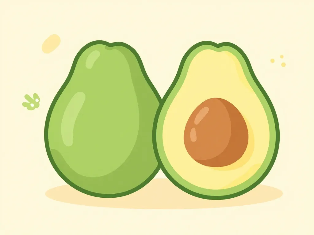 poid avocat schéma partie comestible nutrition