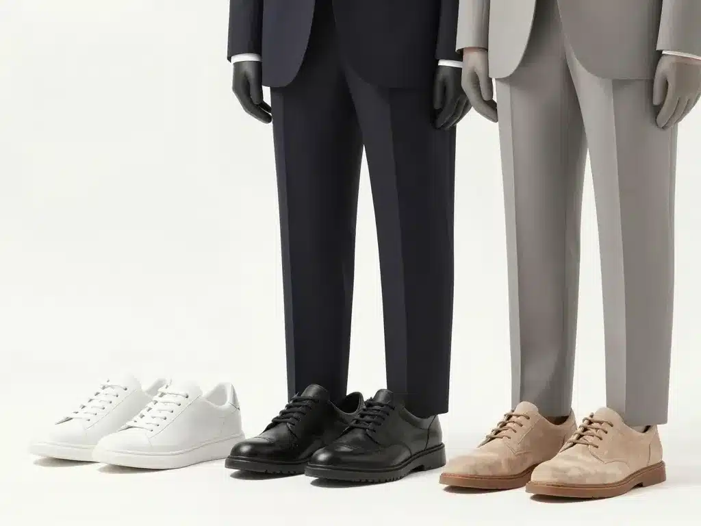 baskets minimalistes costume choix quelle basket avec un costume