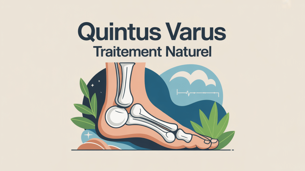 Illustration centrale quintus varus traitement naturel pied plantes chaussure