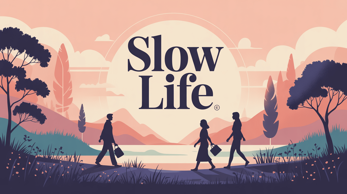 illustration slow life ambiance douce
