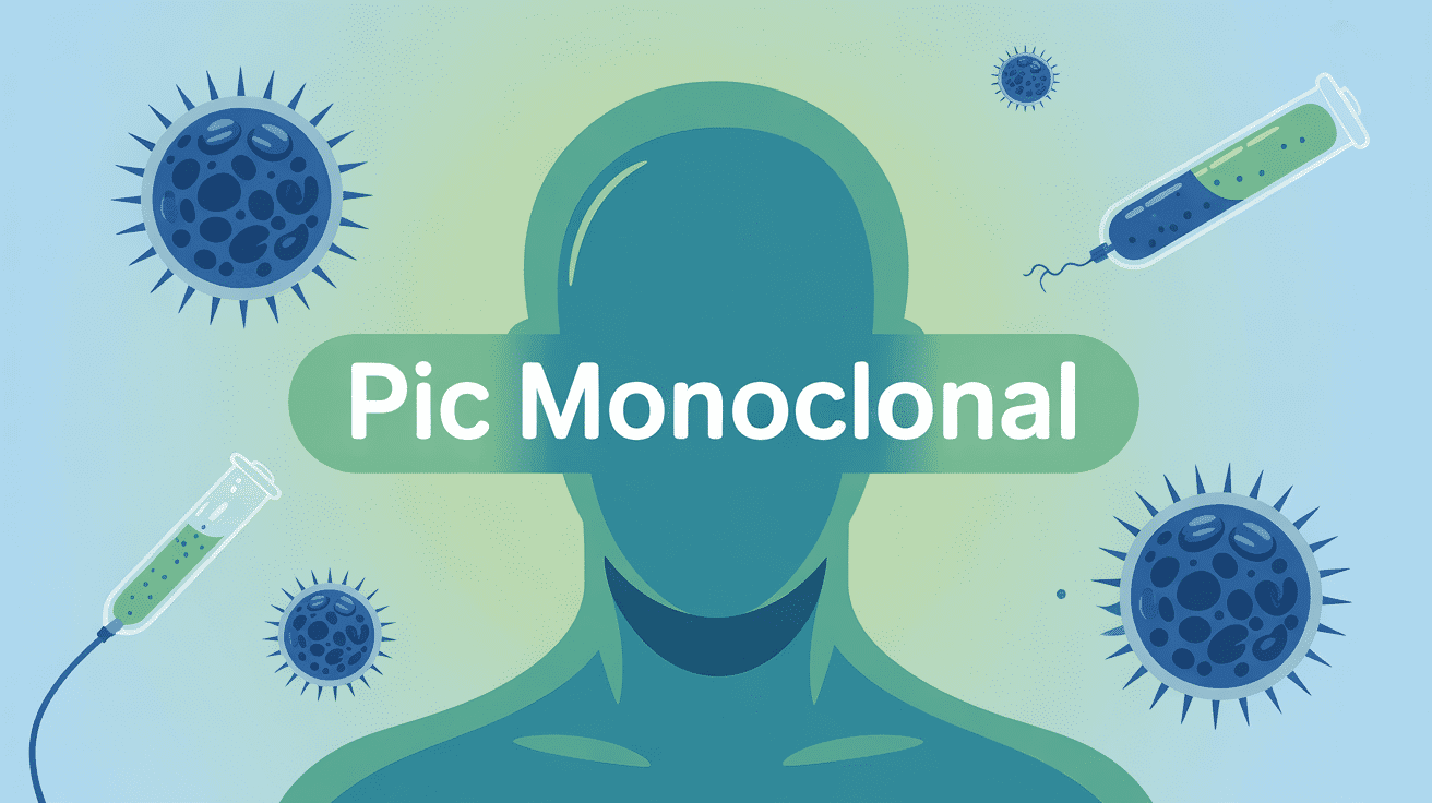 image rassurante bilan sanguin stress et pic monoclonal