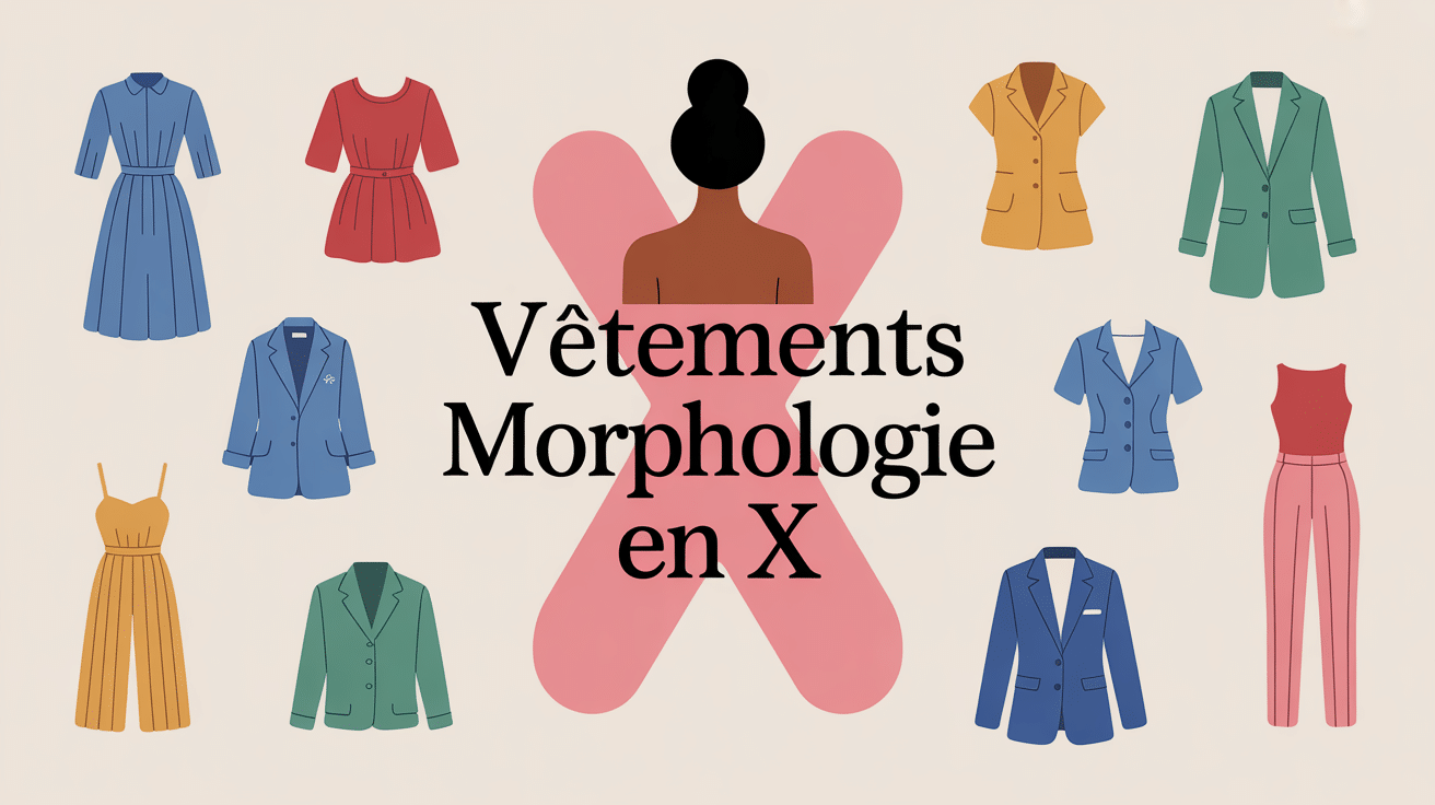 vetement en x femme silhouette stylisée vêtements adaptés