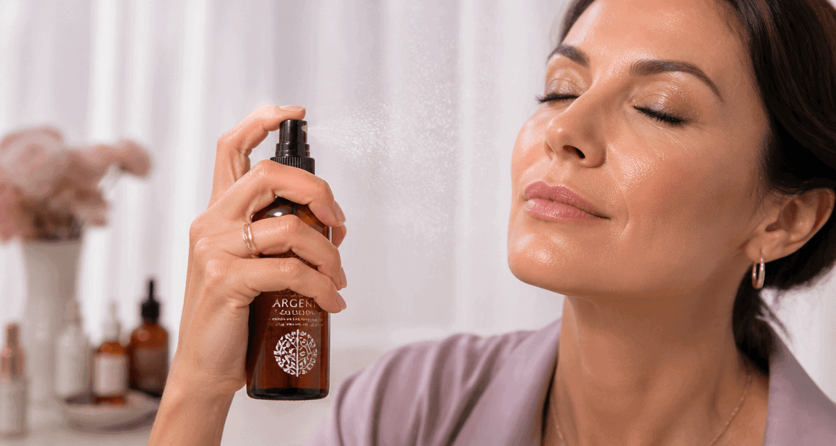 argent colloïdal anti-rides femme vaporisateur visage