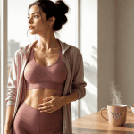 bruler les graisses ventre femme tasse the vert