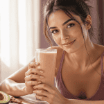 complement alimentaire pour peau seche femme verre smoothie