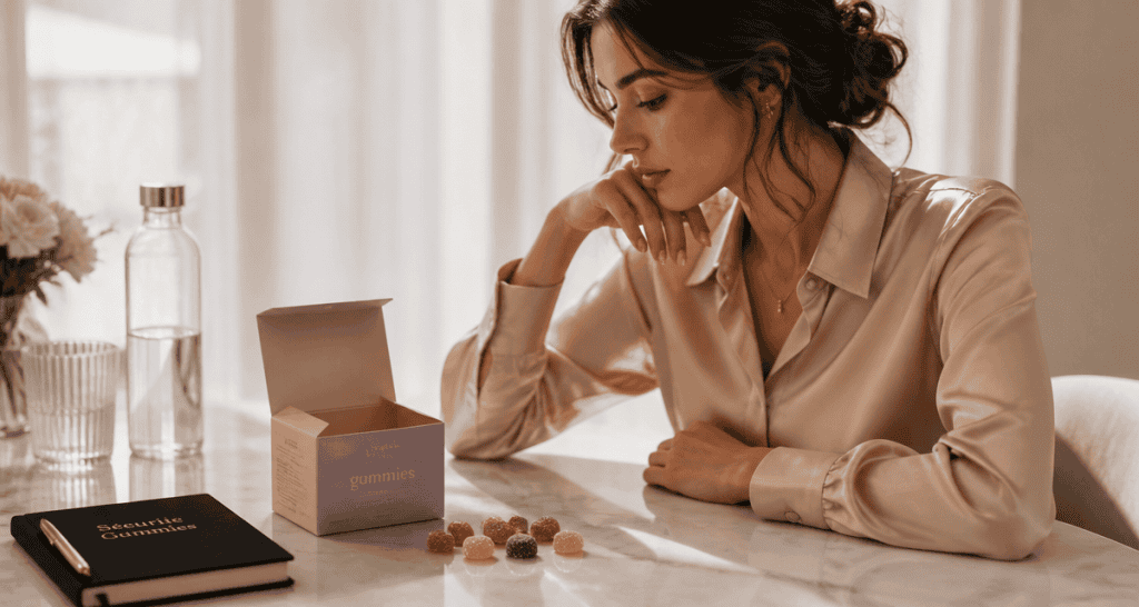 gummies perte de poids danger femme élégante