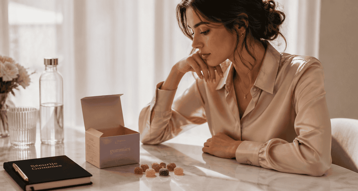 gummies perte de poids danger femme élégante