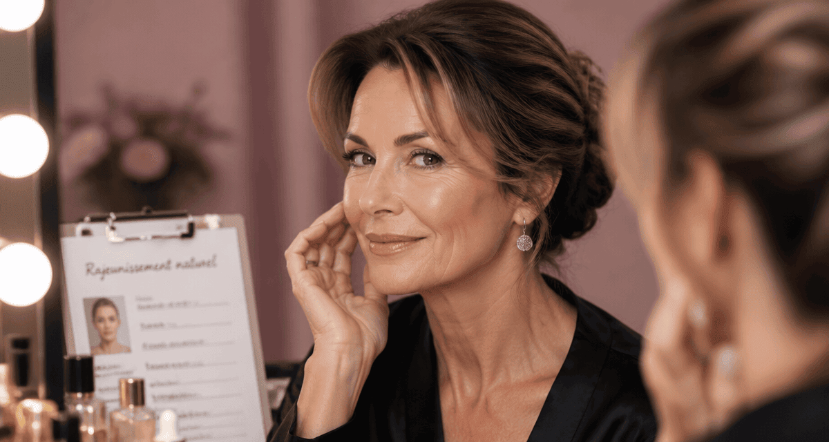 lifting visage avant après femme 50 ans naturel