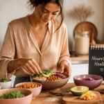 nourriture healthy femme buddha bowl