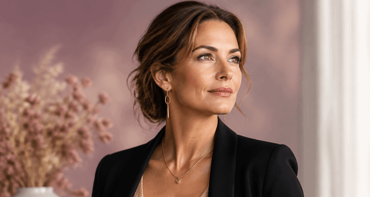 ovale du visage avant après femme 45 ans