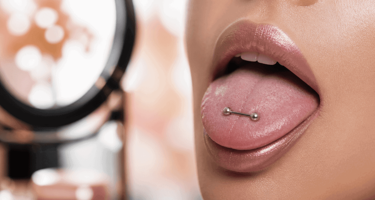 piercing langue surface horizontal titane G23