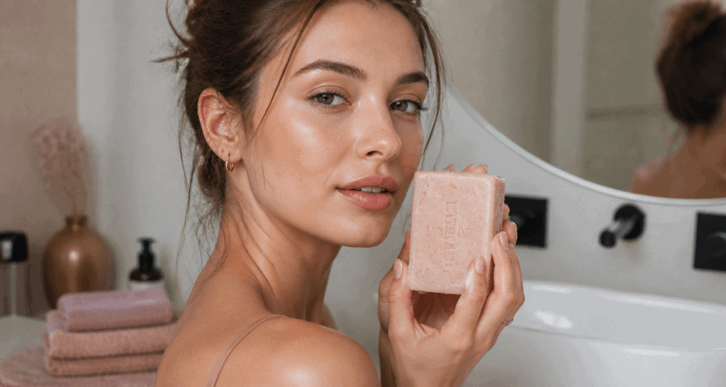 Quel savon pour peau grasse femme portrait