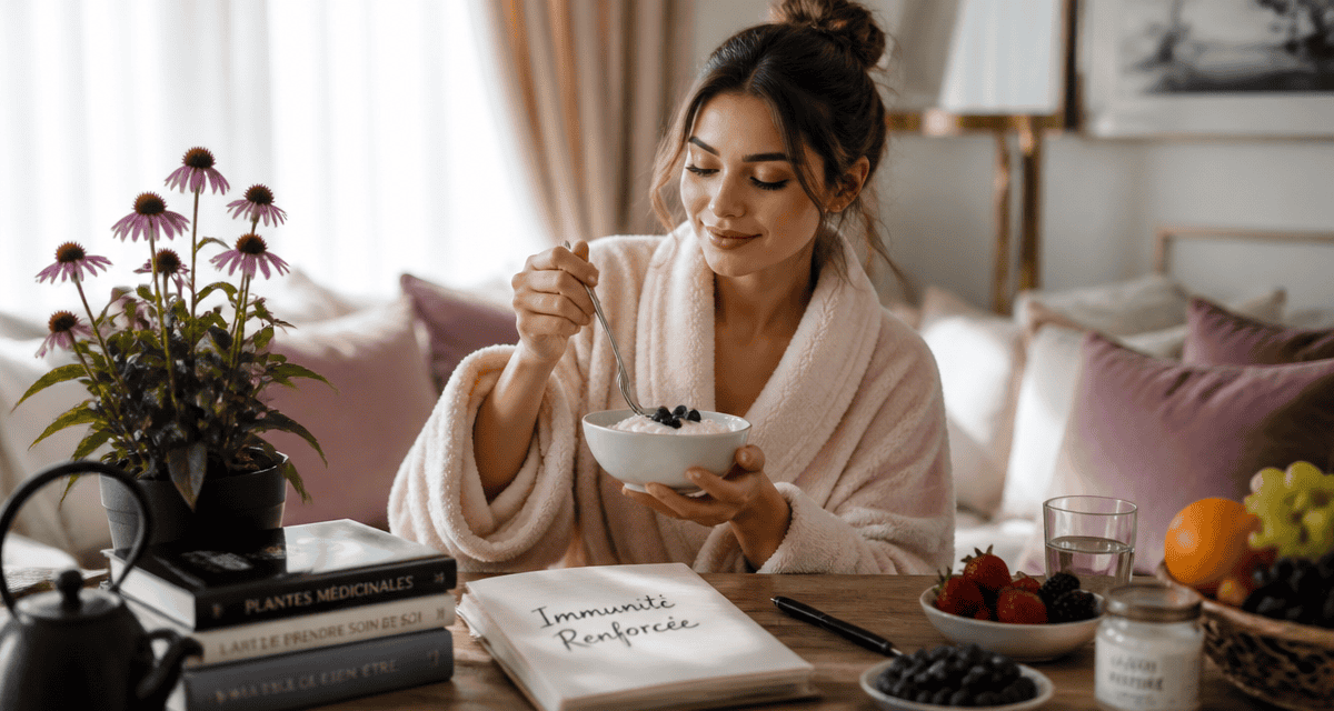 renforcement du systeme immunitaire femme kéfir salon