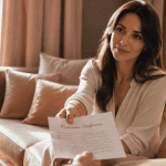 texte pour redonner confiance à quelqu un femme tend lettre manuscrite
