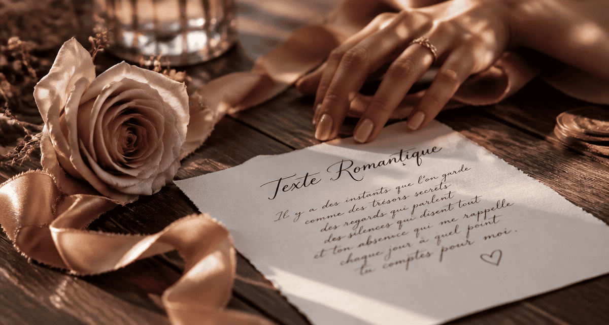 texte romantisme lettre manuscrite rose
