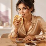 aliment qui donne de l energie rapidement femme mange banane