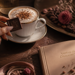 chocolat noir bienfaits et mefaits main élégante tasse