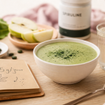 Combien de spiruline par jour pour maigrir : 3 à 5 g/j, smoothie vert à la spiruline