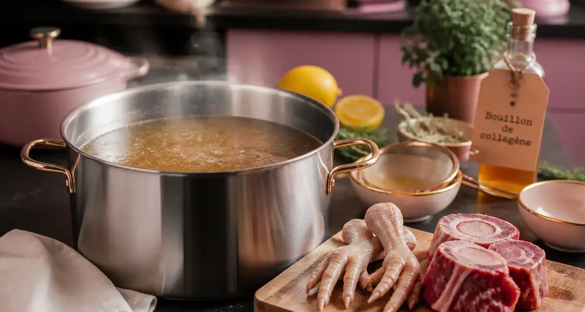 Comment fabriquer du collagene maison : bouillon d’os frémissant