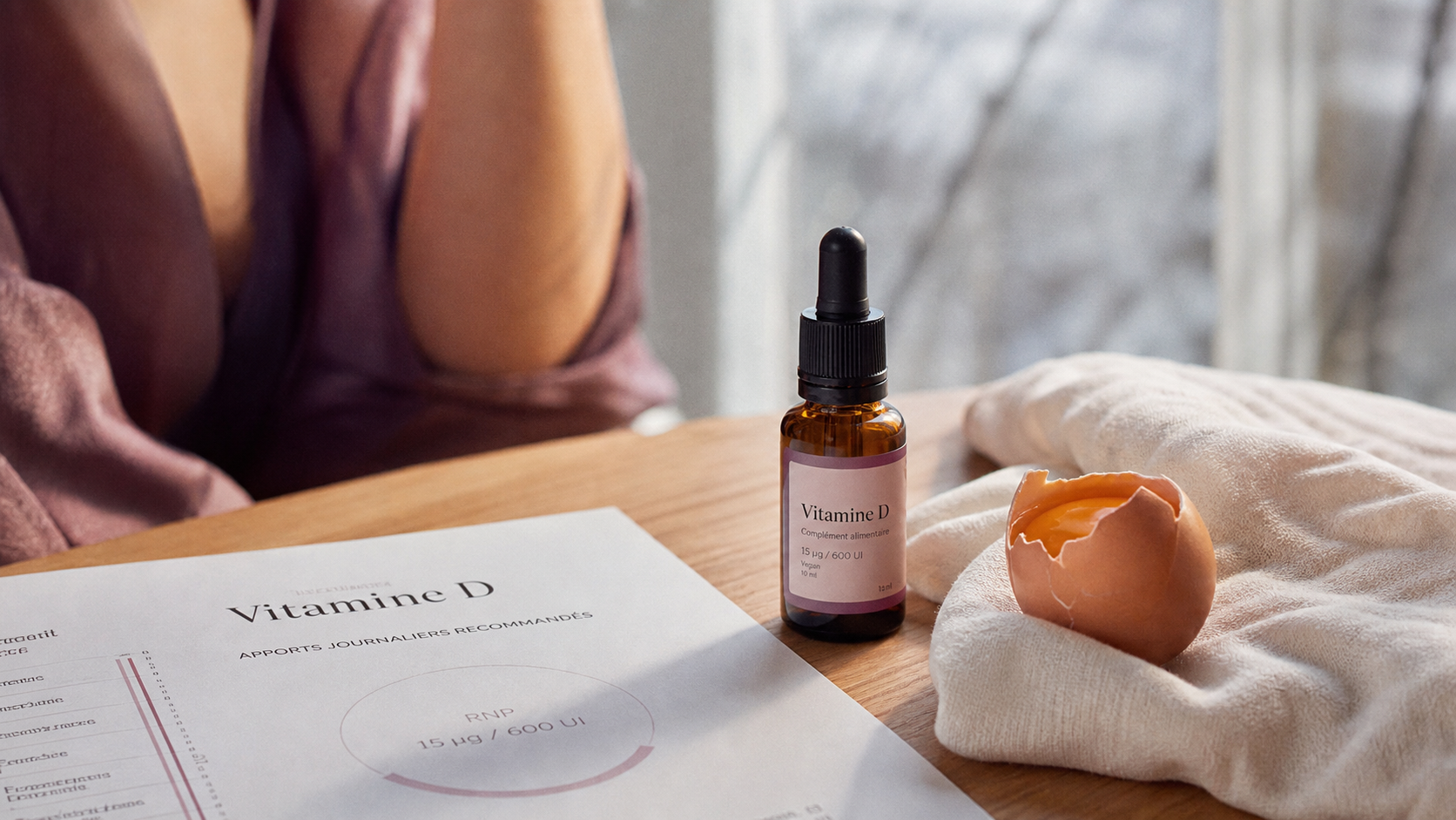 Dose vitamine d pour adulte 15 µg par jour, éviter la carence