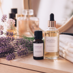 huile essentielle lavande utilisation sur coiffeuse