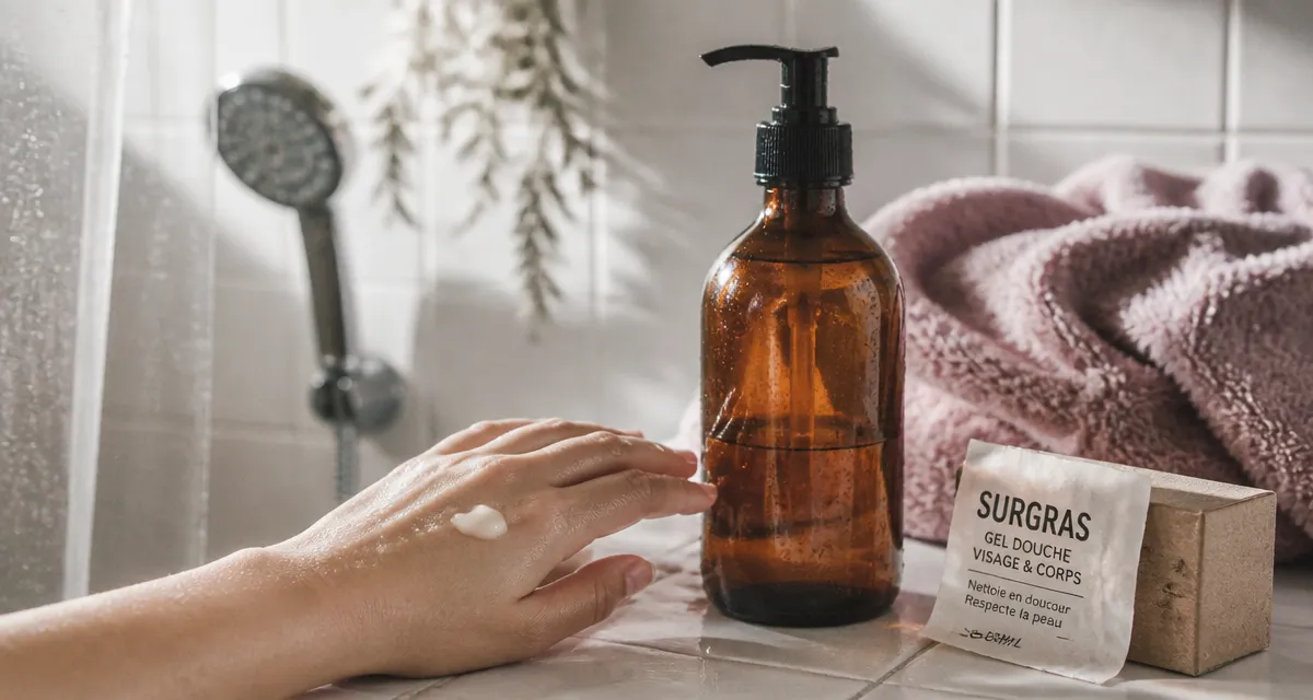 Meilleur gel douche surgras pour protéger la barrière cutanée