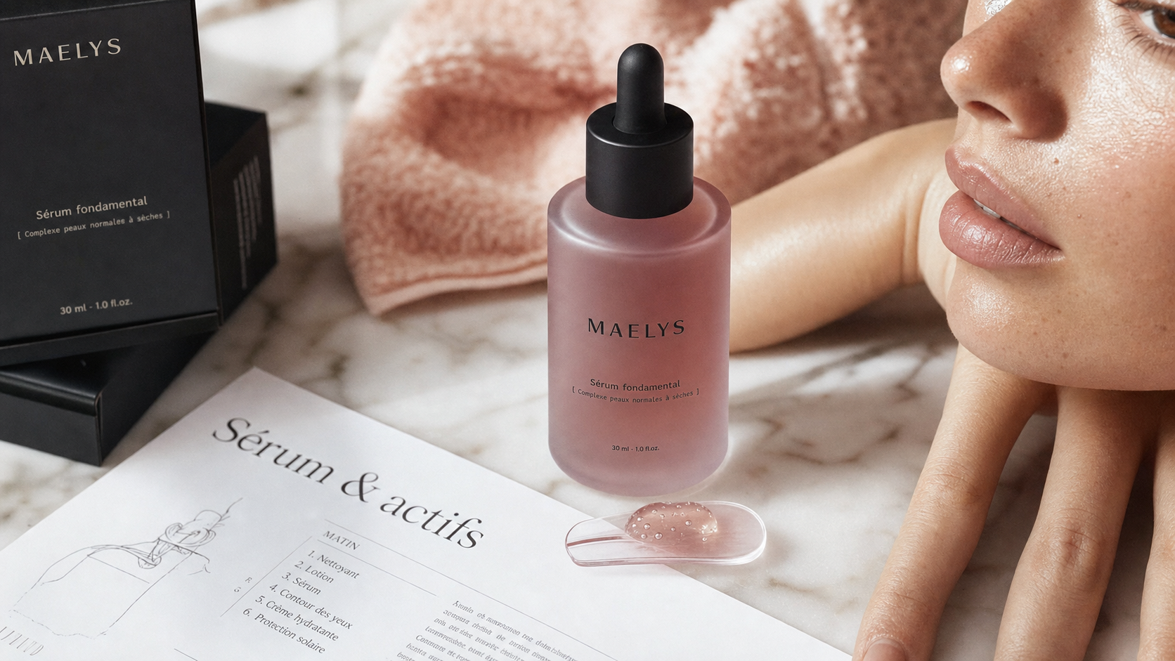 Quel serum choisir : sérum aux actifs incontournables sur peau