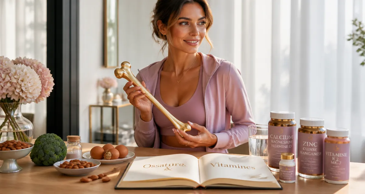 quel vitamine pour les os et articulations femme avec aliments et compléments